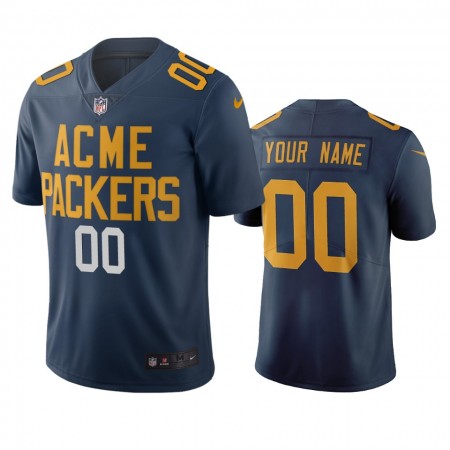Herren Green Bay Packers Trikot Personalisiert City Edition Vapor Limited Navy
